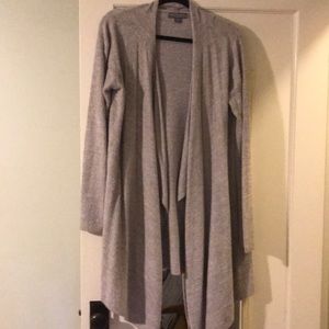 Cardigan grey and cozy